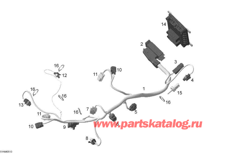 Snowmobiles lynx  -     Electronic Module / Engine Harness And Electronic Module