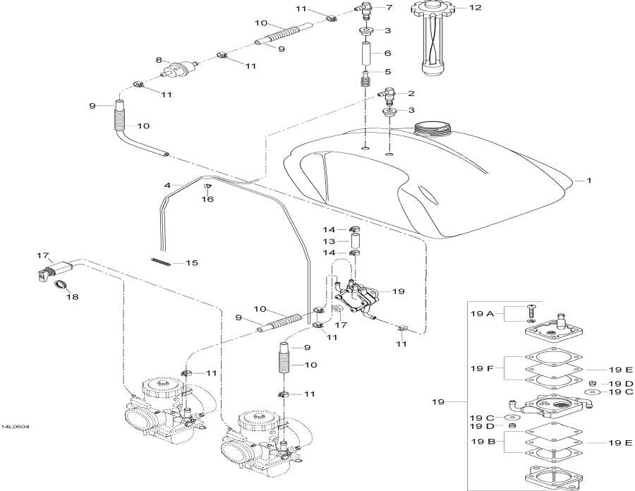 Snow mobile lynx  -   / Fuel System