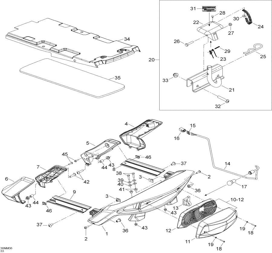 Snowmobiles lynx  - Luggage Rack,Luggage Rack