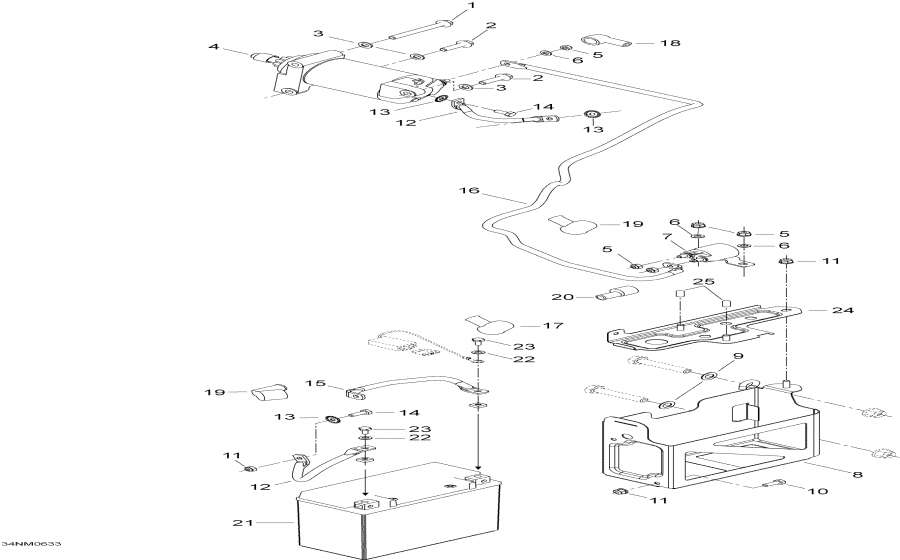 Snowmobile lynx  -  System - Electrical System