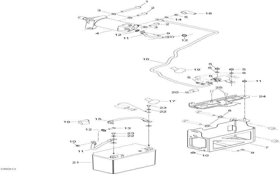 Snowmobile Lynx  -  System - Electrical System