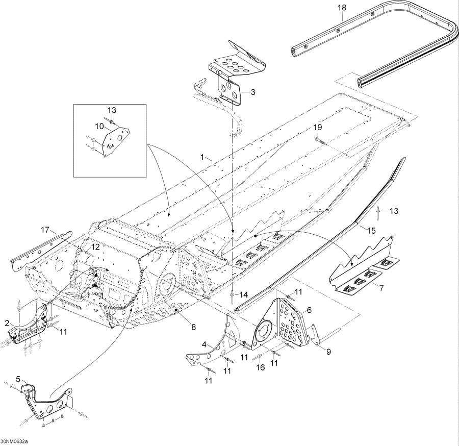 Snow mobile   - Frame / 