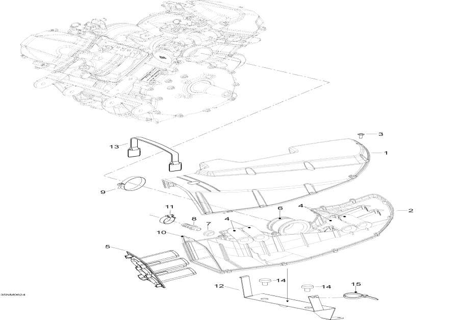 Snowmobiles lynx  - Air Intake System