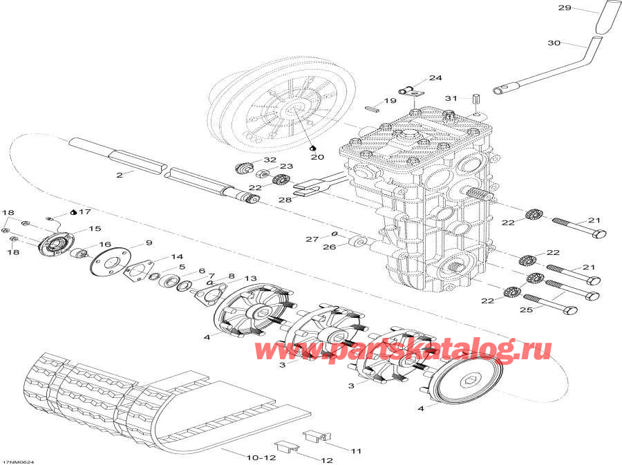  lynx  - Drive Axle And Track,Drive Axle  Track