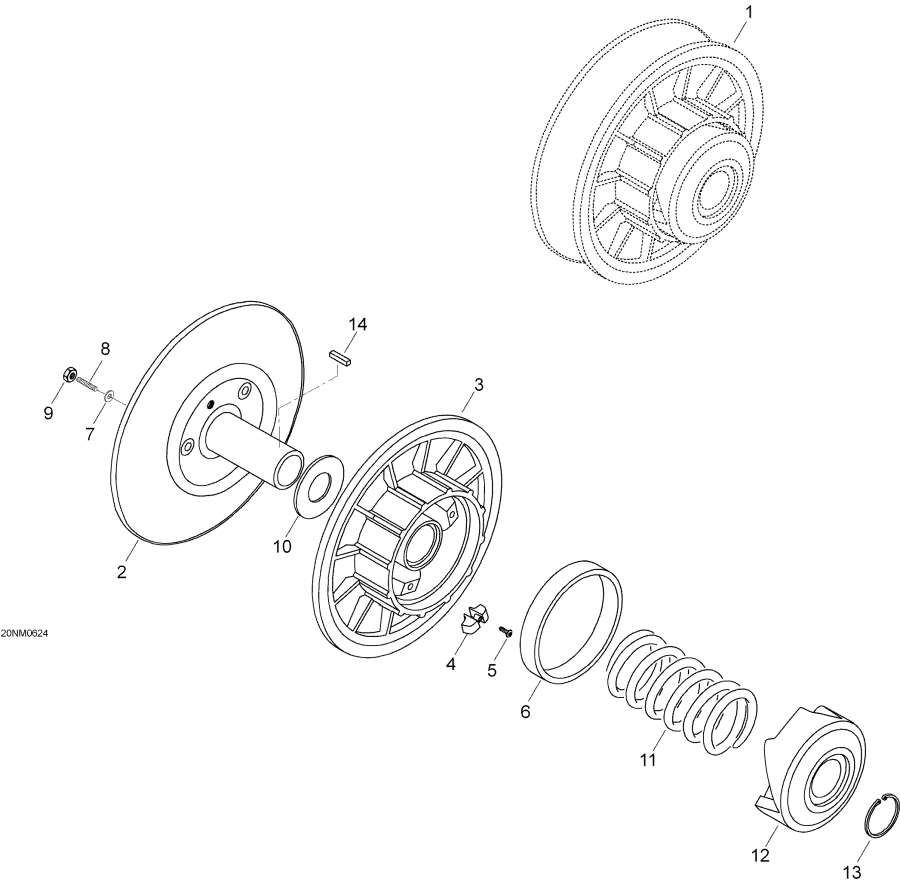    - Driven Pulley /  