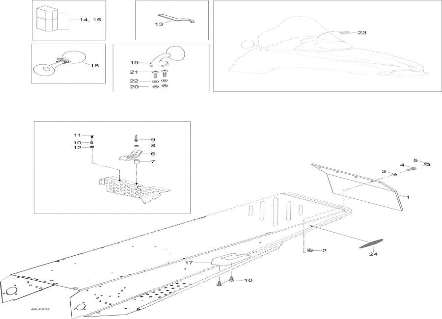Snowmobile lynx  - Utilities