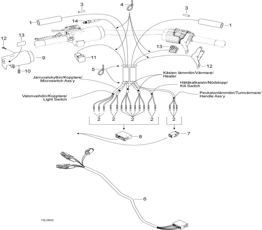  Lynx  -     - Steering Harness