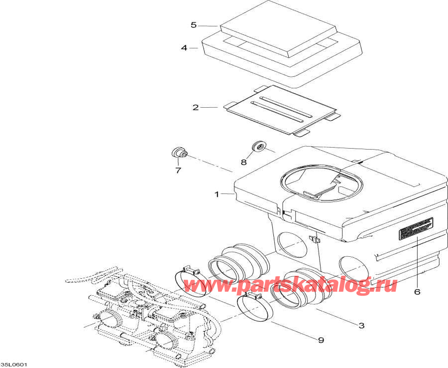 Snowmobile lynx  - Air  - Air Silencer