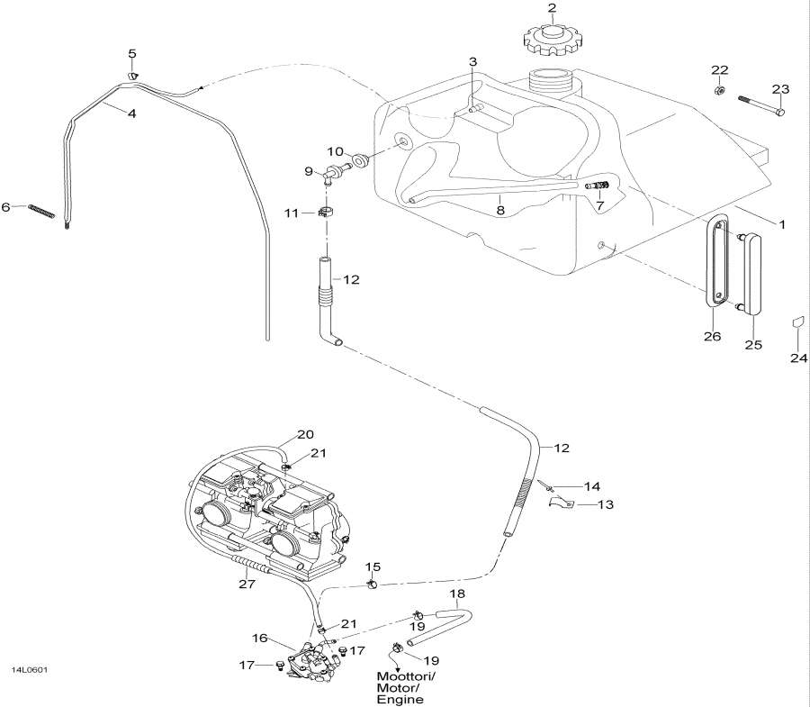 Snowmobile lynx  -   / Fuel System