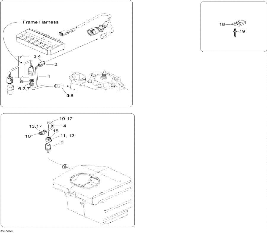 Snowmobile Lynx  - ��������� Acessories - Electrical Acessories