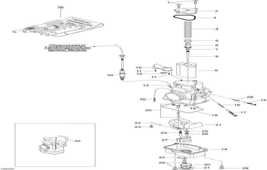 Snowmobiles lynx  - Carburetor