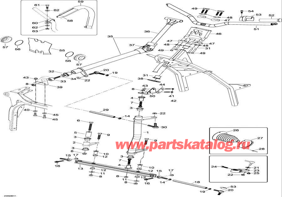 Snow mobile �����  - ������� ������� System,Steering System