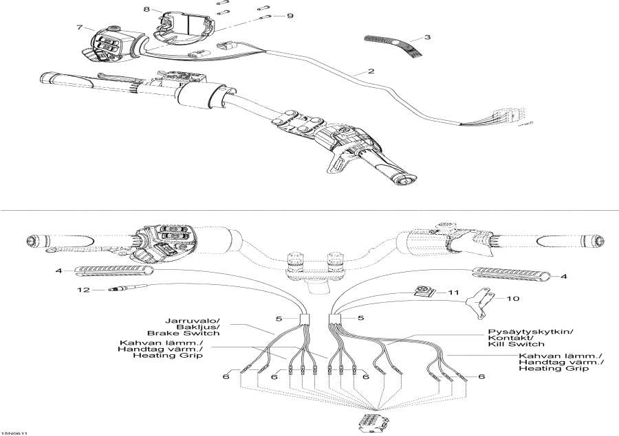  lynx  - Steering Harness /    