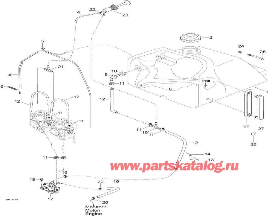 Snowmobiles   - Fuel System /  