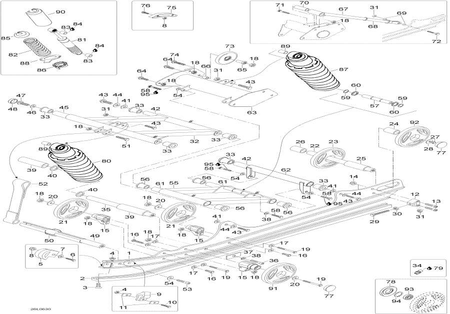  lynx  - Rear Suspension