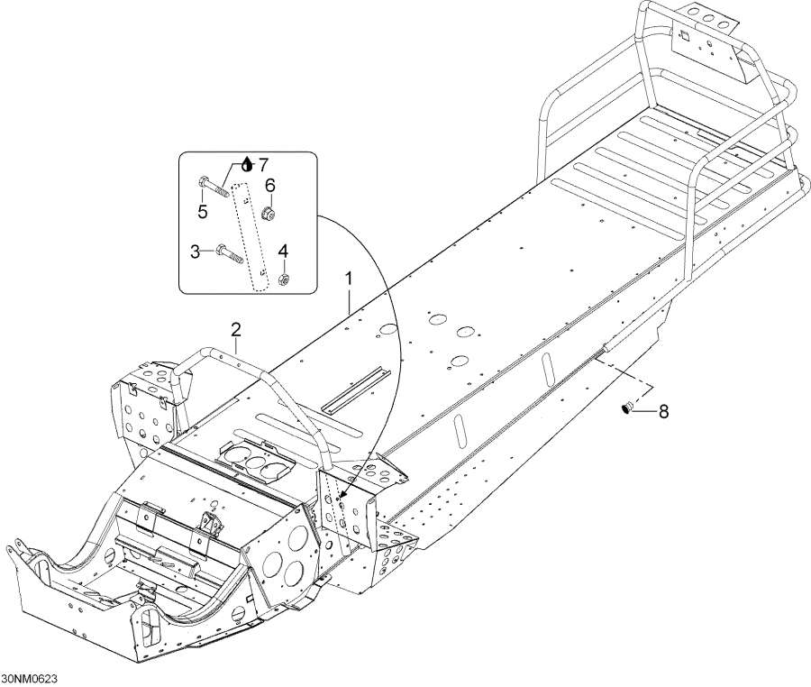 Snowmobiles   - Frame