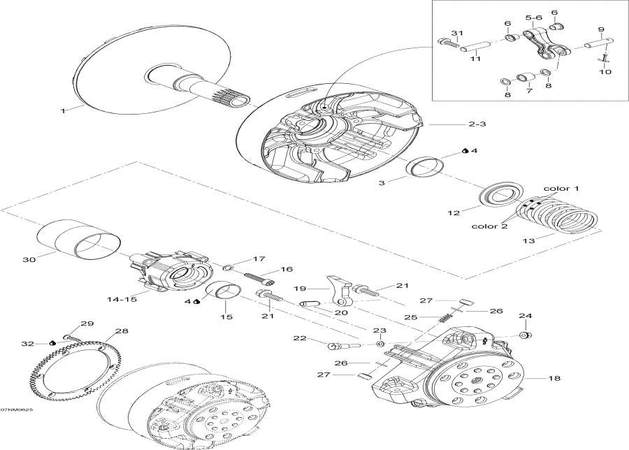 Snowmobile Lynx  - Drive Pulley