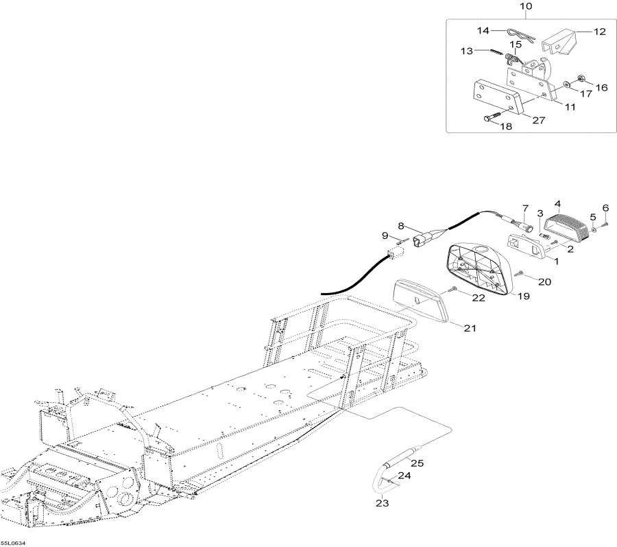 Snowmobiles lynx  - Rack / Rack