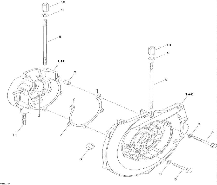 Snowmobiles   -   / Crankcase