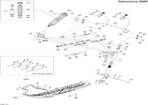 07-     300f (07- Front Suspension And Ski 300f)