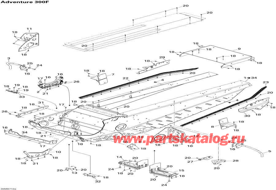 Snowmobile Lynx  -  300f / Frame 300f