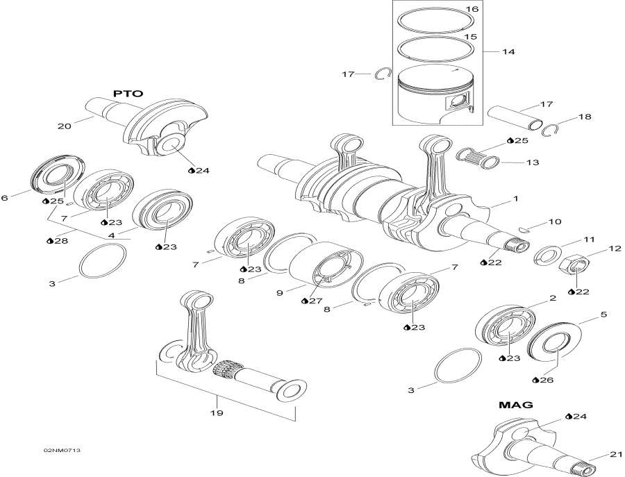  lynx  -    - Crankshaft And Pistons