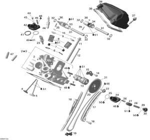 01-   , Rear (01- Cylinder Head, Rear)