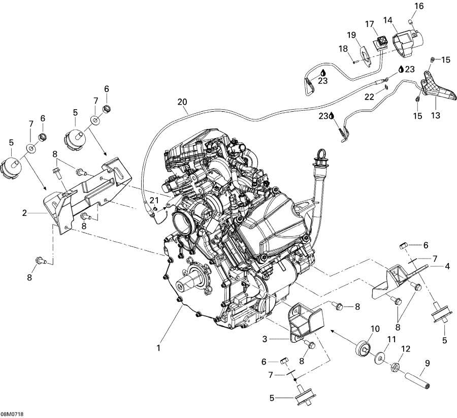    - Engine And Engine Support -    Sport