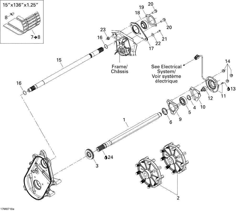 Snowmobile Lynx  - Drive System 1 / Drive System 1