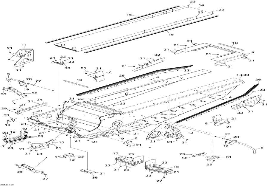 Snowmobile   - Frame / 