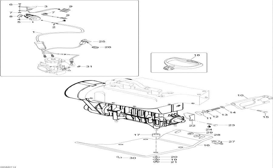 Snow mobile �����  - Engine And Engine Support / ��������� � ��������� S����port
