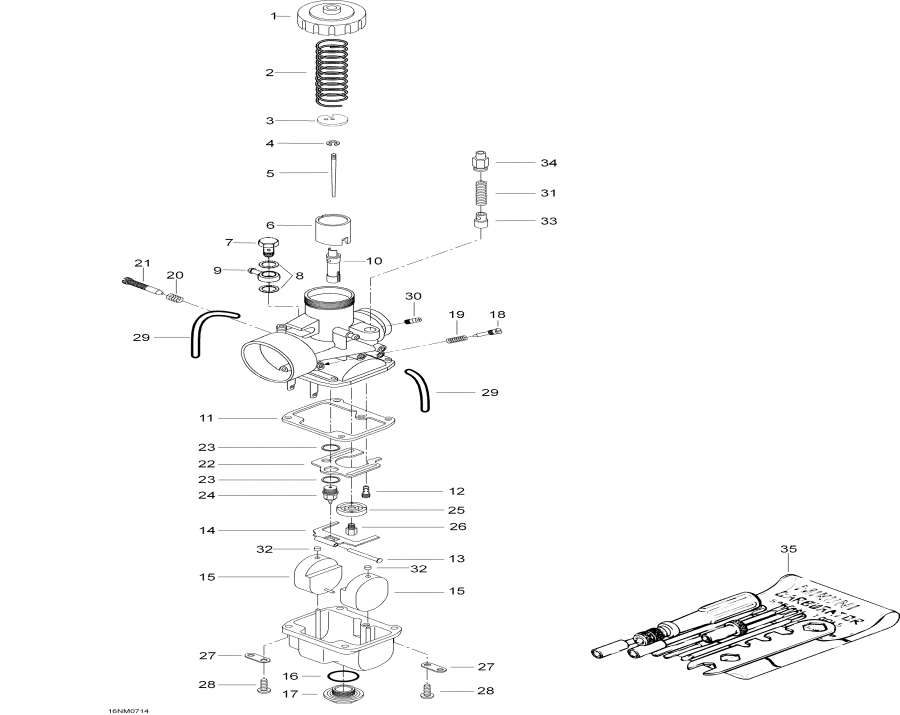 Snowmobile Lynx  - Carburetor - 