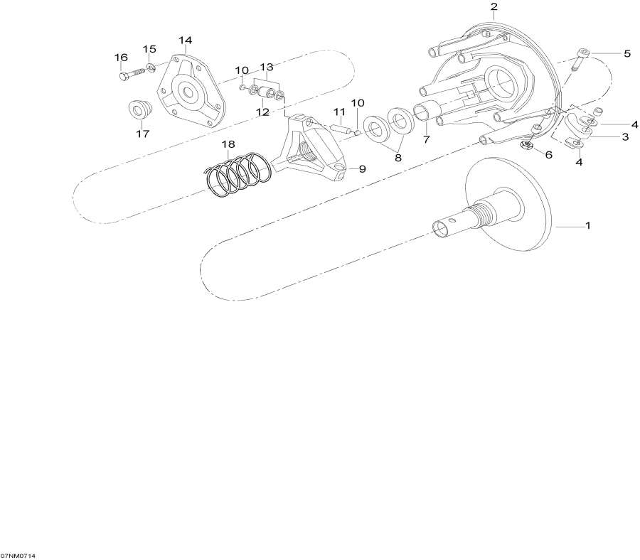 Snowmobiles Lynx  - Drive Pulley /  