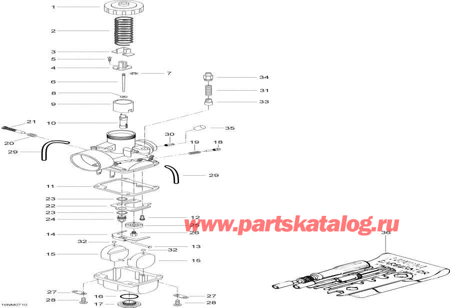 Snowmobiles lynx  - Carburetor - 