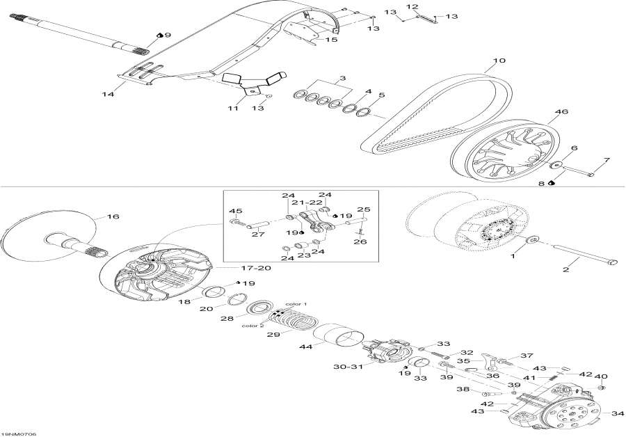 Snowmobile lynx  - Drive System / Drive System