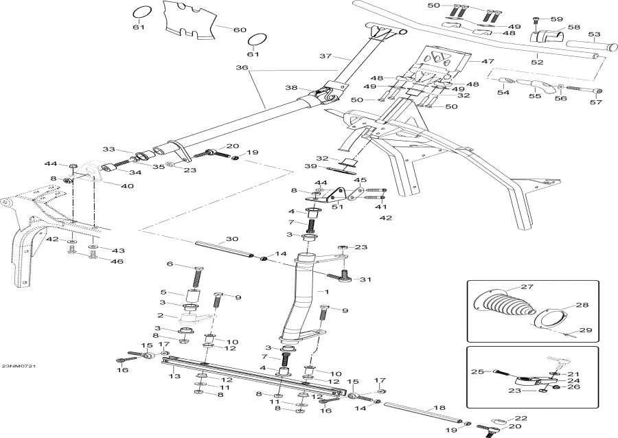 Snowmobiles �����  - Steering System,������� ������� System