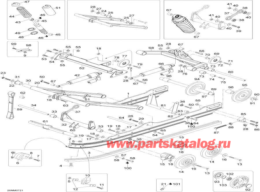 Snowmobiles �����  - Rear Suspension