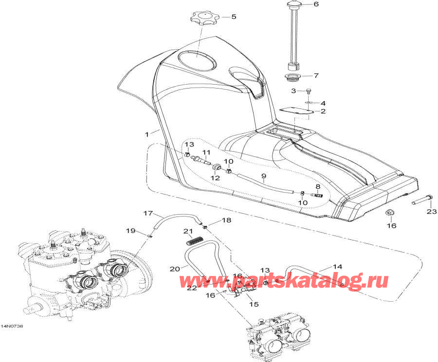 Snowmobile Lynx  -   / Fuel System