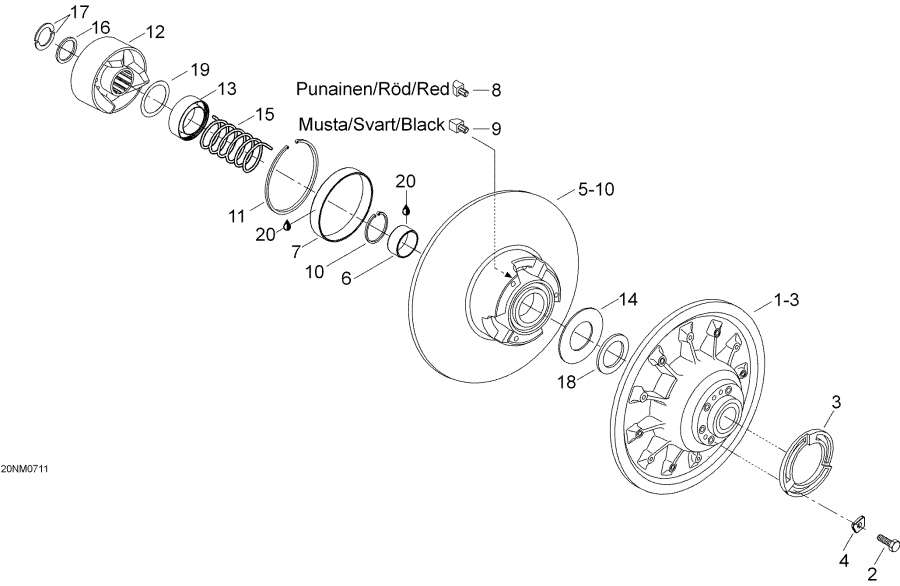    - Driven Pulley -  