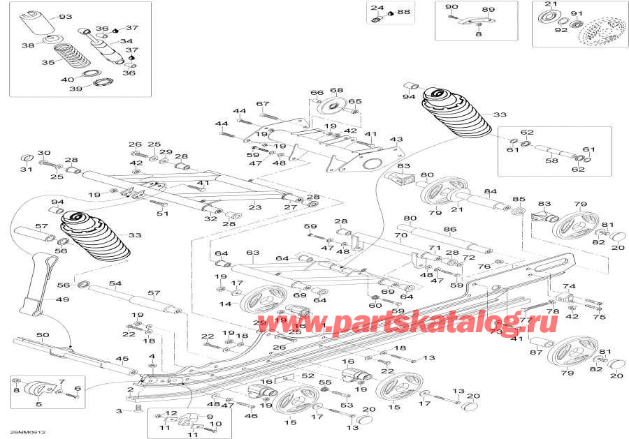 Snowmobile   - Rear Suspension /  