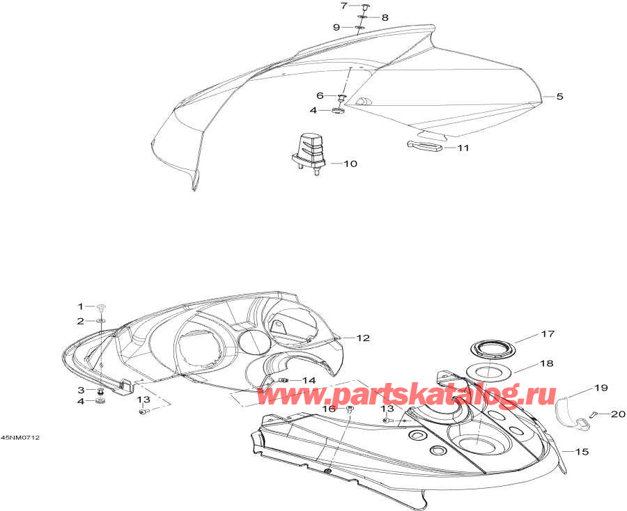 Snowmobiles   - Windshiel And Console / Windshiel  Console