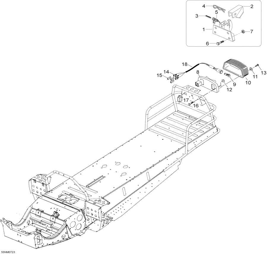 Snowmobile   - Rack