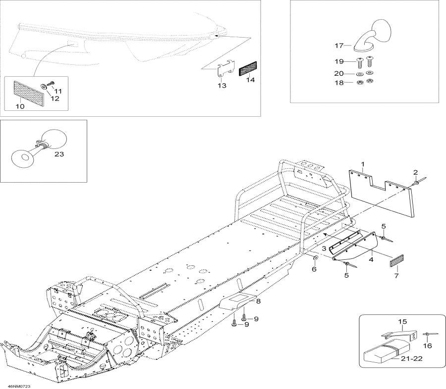 Snowmobile lynx  - Utilities