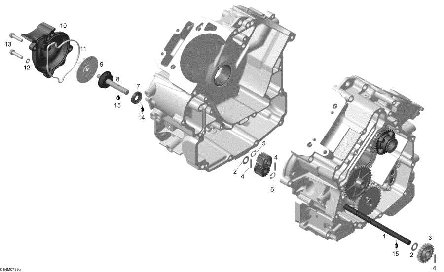 Snowmobiles lynx  - Waterpump