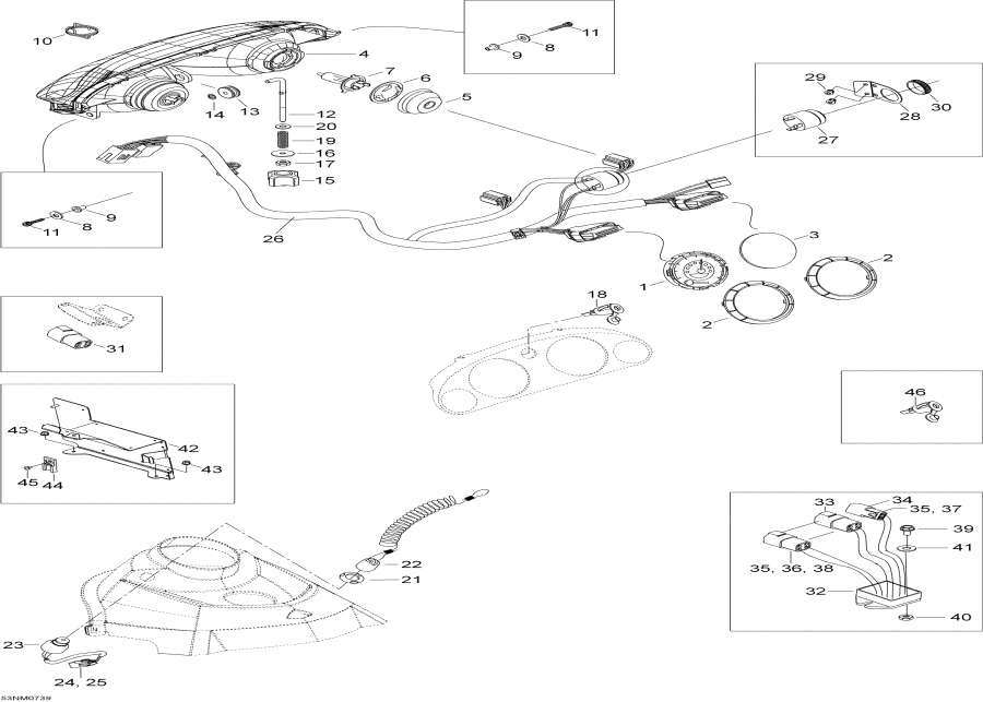 Snowmobile Lynx  - Electrical Acessories /  Acessories