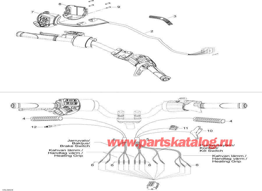 Snowmobiles   - Steering Harness -    