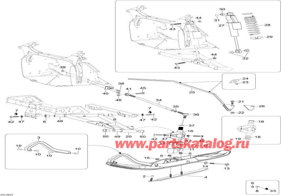 Snow mobile   -     / Front Suspension And Ski