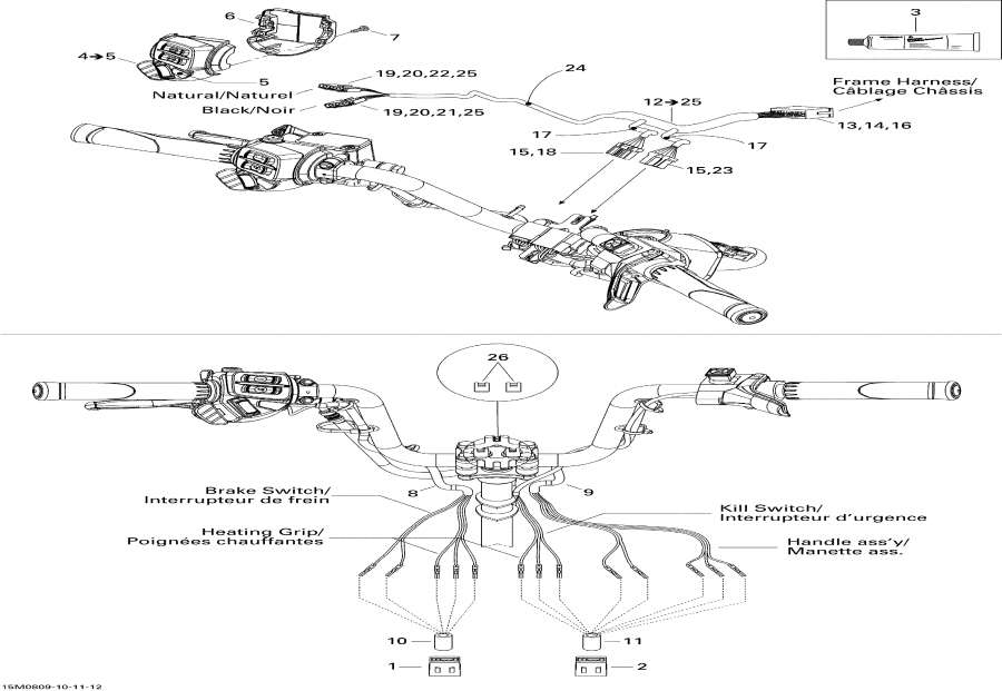 Snowmobiles   -   Wi   Adventure - Steering Wiring Harness Adventure