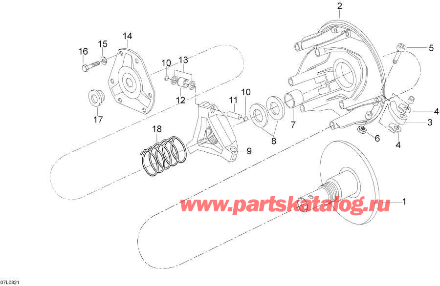 Snowmobiles   - Drive Pulley -  