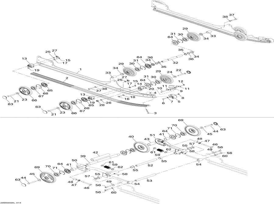 Snowmobiles Lynx  - Rear Suspension Ranger